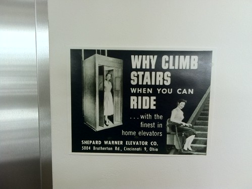 WHY CLIMB STAIRS WHEN YOU CAN RIDE...with the finest in home elevators