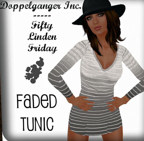 50L Friday Doppelganger faded tunic