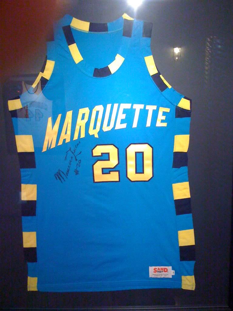 marquette university basketball jersey