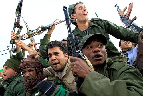 Libyan military forces are fighting to defeat the US/NATO-backed counter-revolutionaries who are acting in concert with the imperialist forces inside this North African state. The imperialists have been bombing the country for over three months. by Pan-African News Wire File Photos