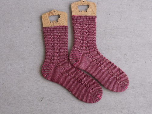 Raspberries & Chocolate Mallow Socks
