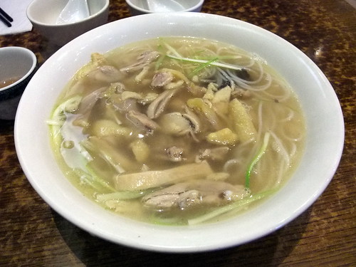 Chicken with Rice Wine Noodle