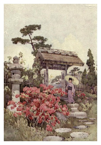 021-Azaleas-The flowers and gardens of Japan (1908)-  Ella Du Cane