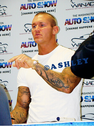 Randy Orton at the Washington Auto show, 2010
