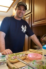 Jeff Making His Sandwich