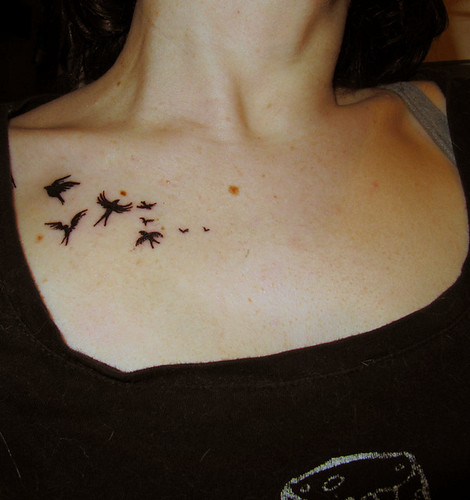 flock of birds tattoo. My flock of irds.