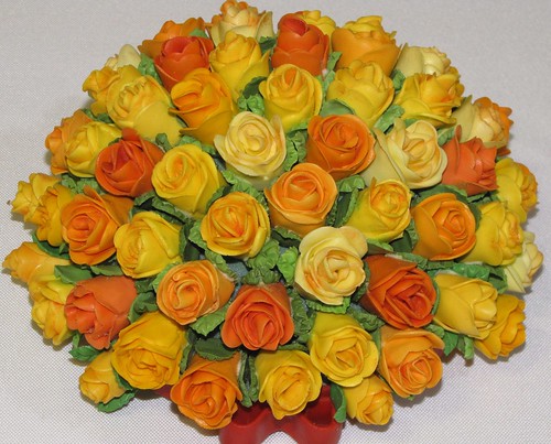 Miniature Rose Bouquet by Terry Martin