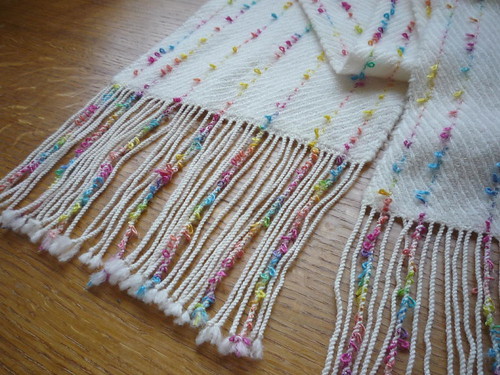 wool and bamboo scarf