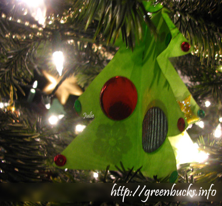 Christmas paper tree