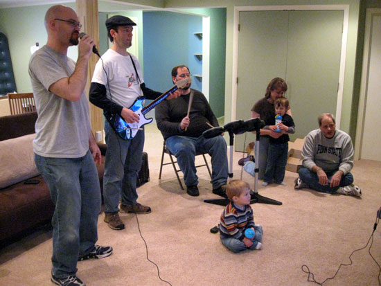 Rock Band, a Family Affair (Click to enlarge)