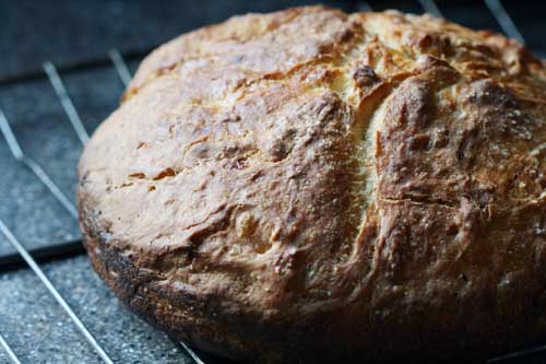 buttermilk pot bread, post-bake