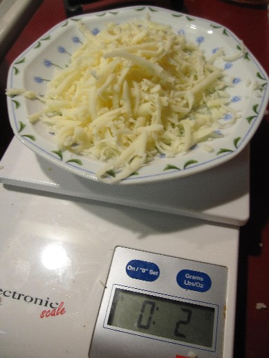 2 oz of cheese