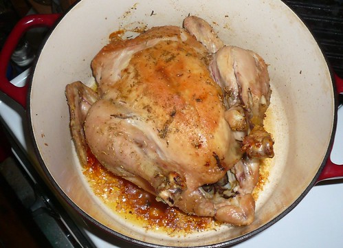 CSA chicken - roasted