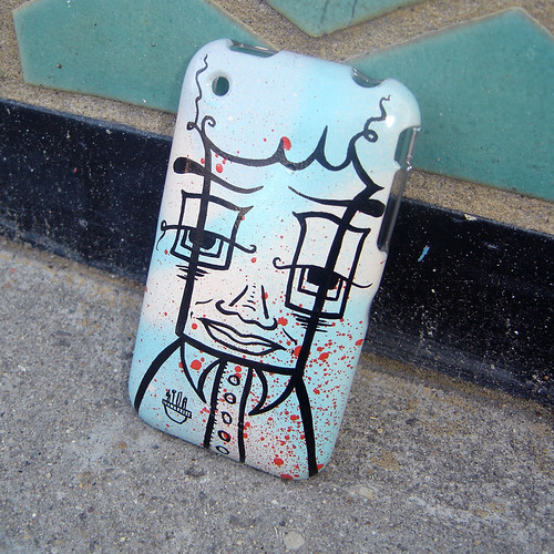 Handpainted iPhone Case, commission