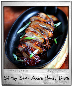 Sticky Star Anise Honey Duck