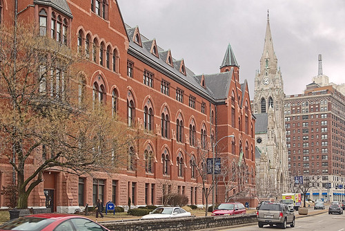 DuBourg Hall exterior, at Saint Louis University, in Saint Louis, Missouri, USA