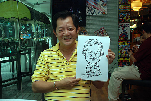 Caricature live sketching for M Hotel - 7