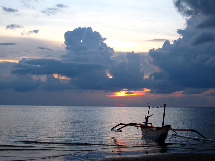 Lovina Sunset, Bali, Indonesia
