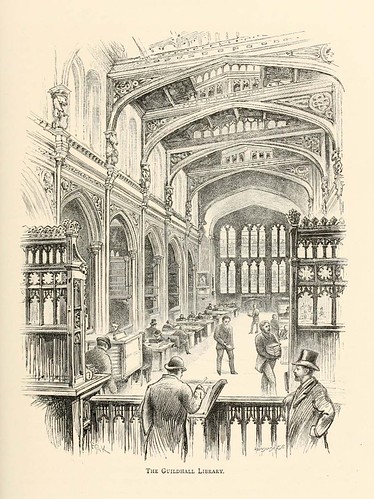 023-La libreria Guildhall- London pictures drawn with pen and pencil 1890-Richard Lovett