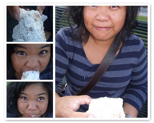 how to eat a beignet (by ann-dabney)