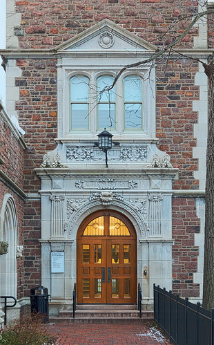 Washington University, in Saint Louis, Missouri, USA - Adolphus Busch Hall doorway