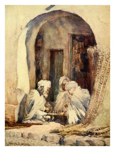 025-Jugando al ajedrez en Argelia-Algeria and Tunis (1906)-Frances E. Nesbitt