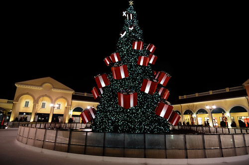 Christmas tree of Tanger Outlet Mall