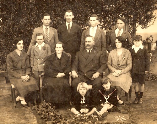 Enrique Rivoira - Ana Davies e hijos.