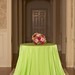 Apple green bengaline tablecloth