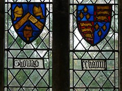 Arms of Evesham Abbey, and Henry Tudor