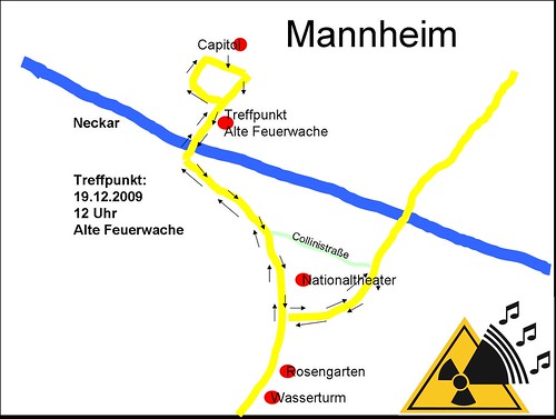 Ich hupe für den Atomausstieg in Mannheim