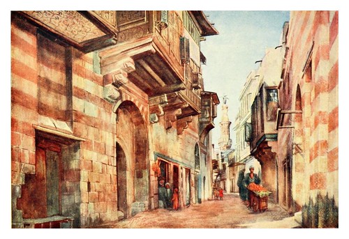 031-Sharia Darb El Gamamiz en el Cairo-Cairo, Jerusalem, and Damascus..1907- Margoliouth D. S.