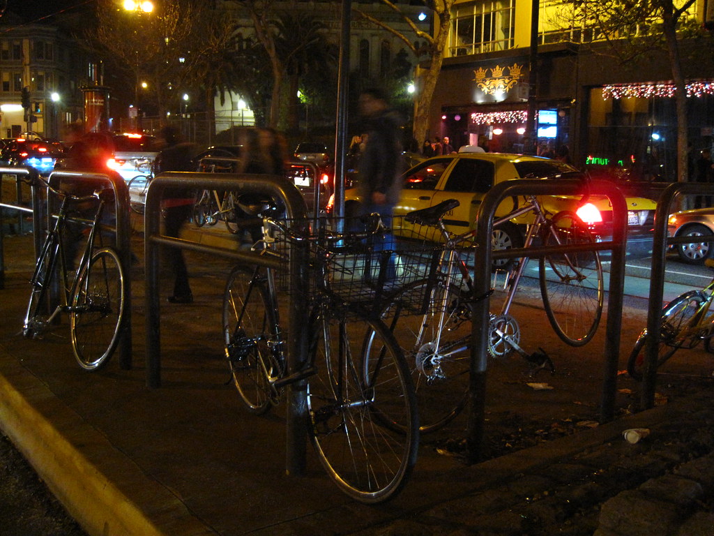 Triple crown bike parking.