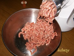 Picando carne