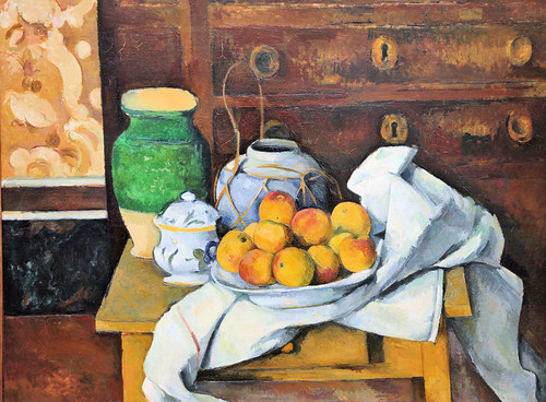 Paul Cézanne - Still Life with Commode - at Neue Pinakothek