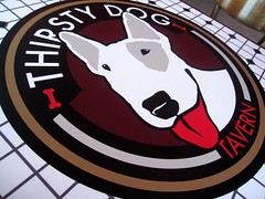 thisrty dog tavern - got logo