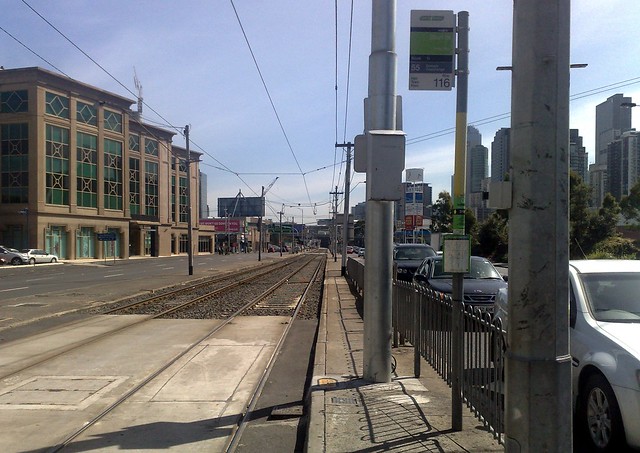 POTD: No shelter, no accessibility, no space at tram stops