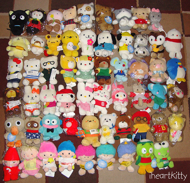 sanrio 100 plush collection - updated by iheartkitty