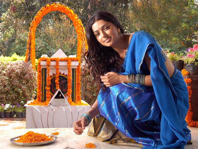 Bhoomika Chawla looks beauty in saree
