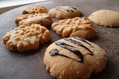 Abstract Tiger Peanut Butter Cookies