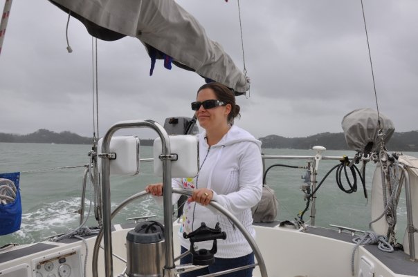 Ali at the helm