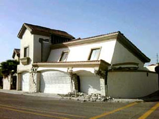 Terremoto de 7,2 México casa derrumbada