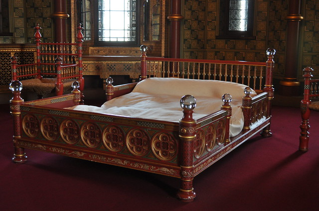 Castell Coch, Bed, Lady Bute's Bedroom