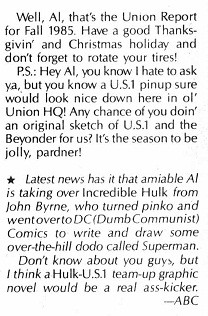 Amazing Heroes 86 letter from Cousin Dick part 4