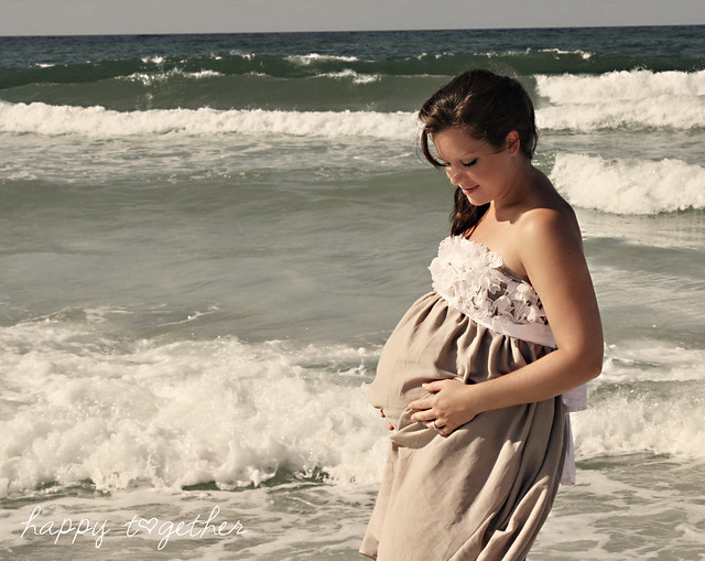 Maternity Oceanside Lace Dress