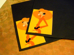 Simple envelopes with magazine cut-outs