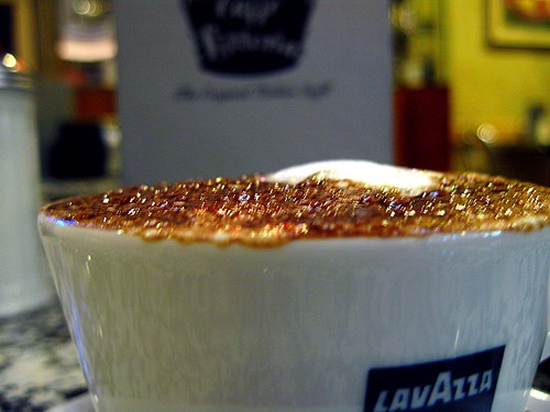 cappuccino at victoria cafe