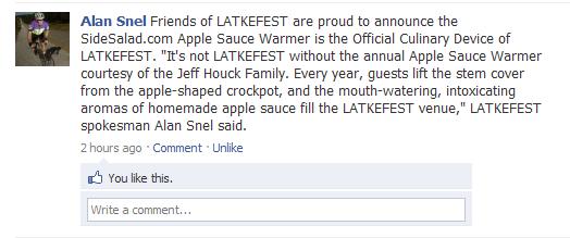 Latkefest Announcement