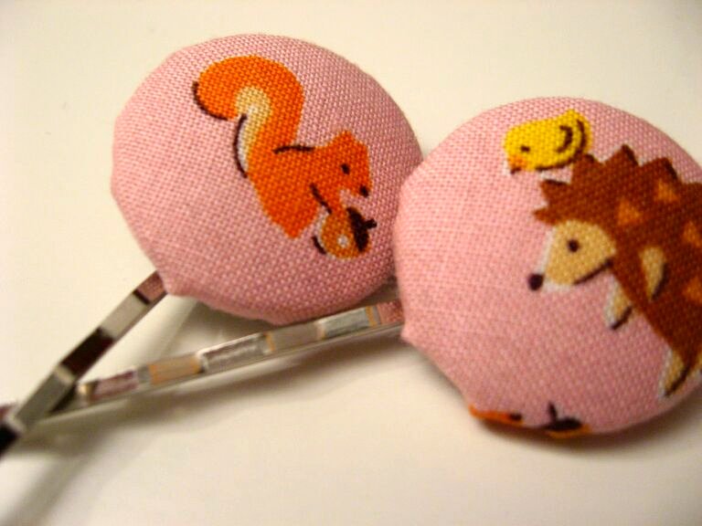 fabric covered hairpin