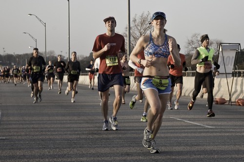 Austin Marathon runners